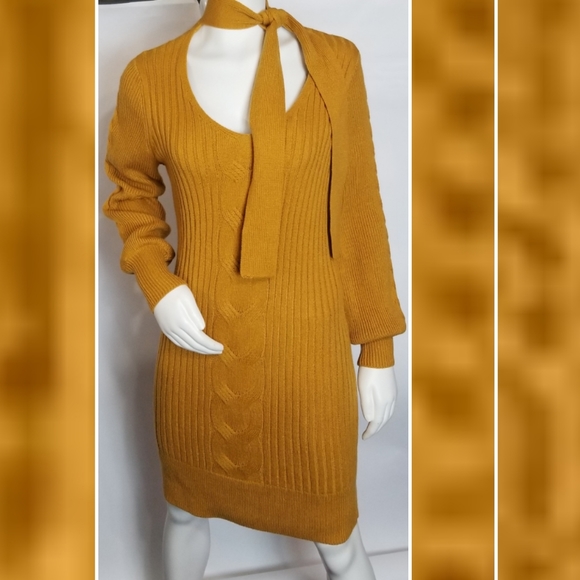 Dresses & Skirts - Ribbed Knit Sweater Dress